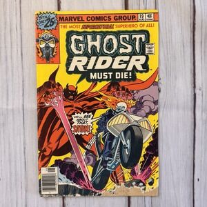 GHOST RIDER # 19 Marvel Comics 1976 RESURRECTION (Satan) Bronze Age